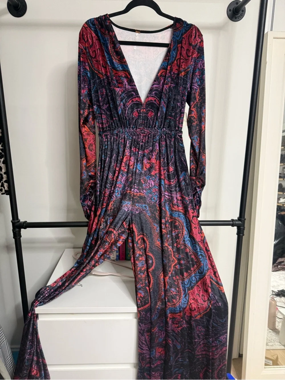 Free People Giselle Velvet Jumpsuit